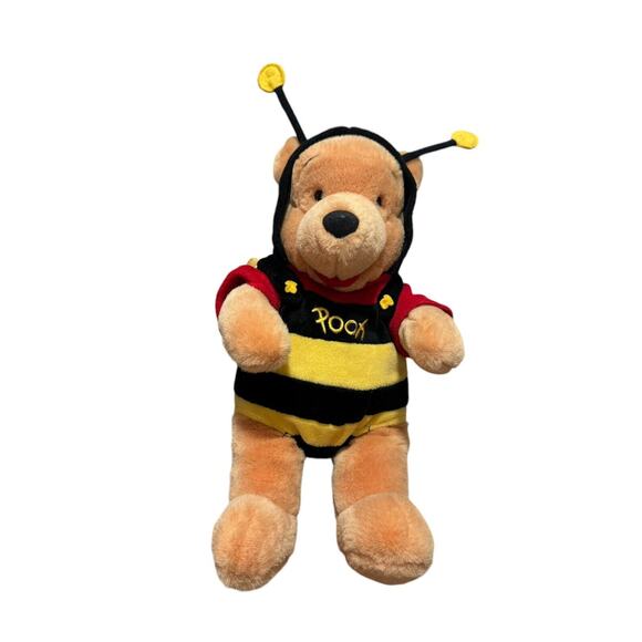 Walt Disney Winnie The Pooh Honey Bee 13” Stuffed Animal Plush Toy Vintage - Picture 1 of 8